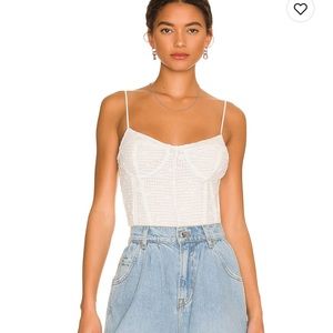 White ASTR bodysuit